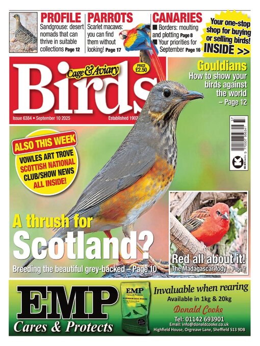 Title details for Cage & Aviary Birds by Kelsey Publishing Ltd - Available